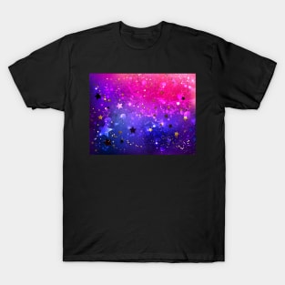 Shiny Blue Background T-Shirt